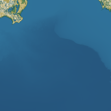 Gulf of Mexico DEM visualization / 墨西哥湾 DEM 可视化