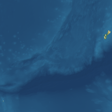 Mariana Trench DEM visualization / 马里亚纳海沟 DEM 可视化